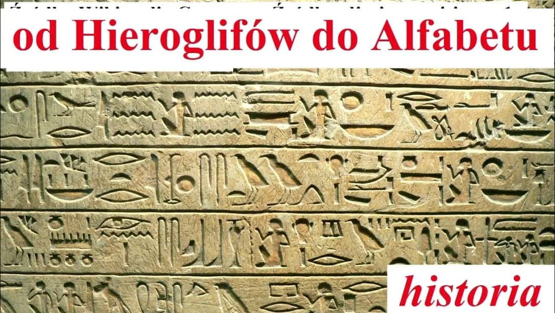 Rodzaje pisma starożytnego: od hieroglifów po alfabet fenicki